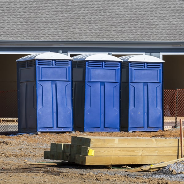 do you offer hand sanitizer dispensers inside the portable toilets in Winslow NE